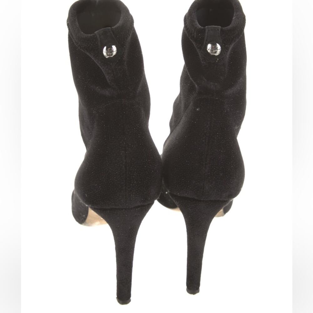 Giuseppe Zanotti Bimba Franklin Velvet Glitter Ankle Boots size 7.5 37 1/2 - Picture 5 of 7
